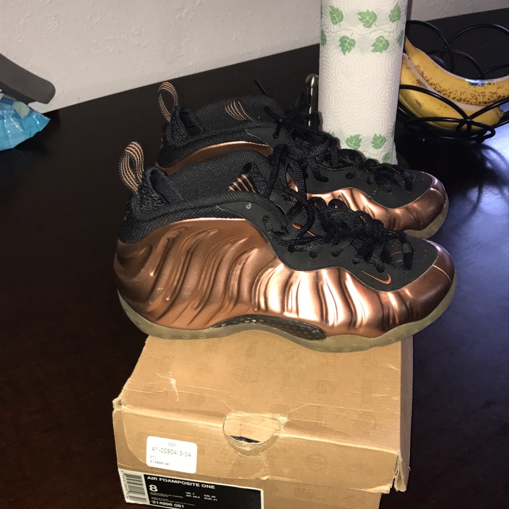 Size 8 foamposites (og copper)